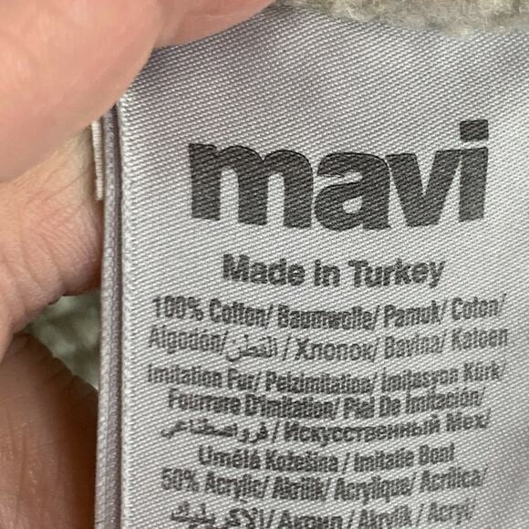 Mavi Jeans Co. Karla Sherpa Denim Jacket NWOT Size S - Picture 12 of 12